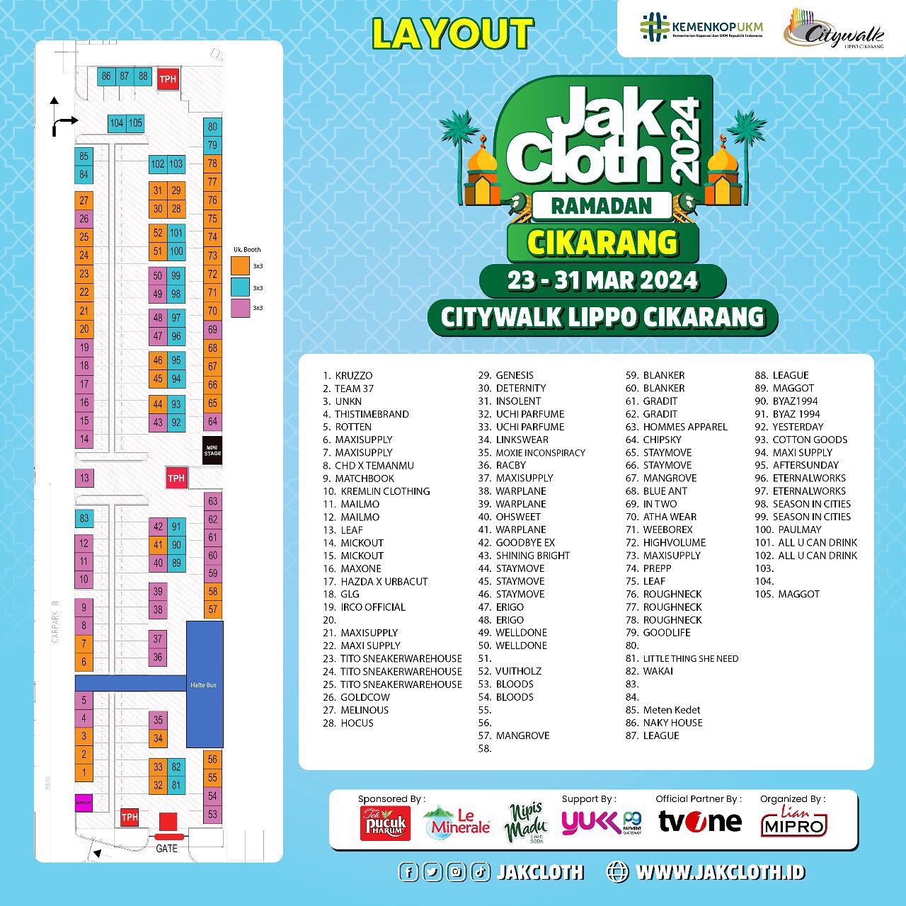 layout jakcloth cikarang 2025