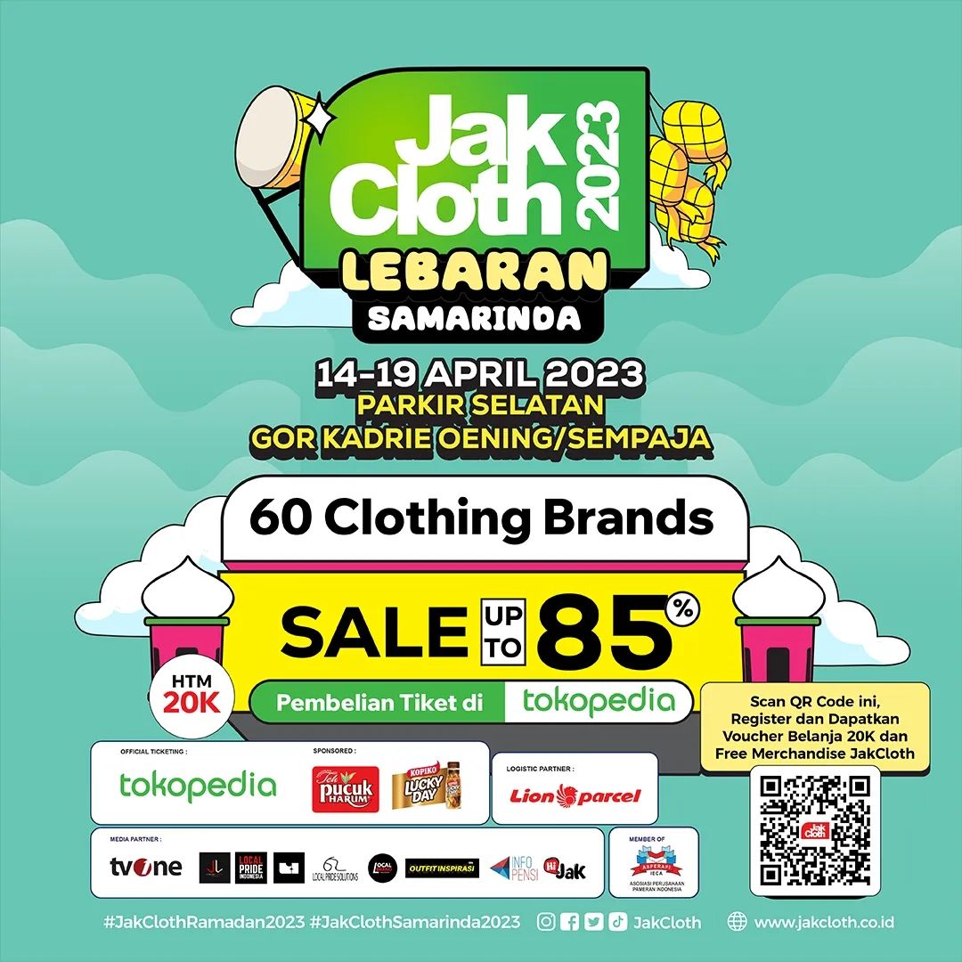 Jadwal Jakcloth 2025 Samarinda, Info Acara Jakcloth Samarinda 2025, Samarinda Clothing Expo, Brand Jakcloth Samarinda, Lokasi Jakcloth Festival di Samarinda