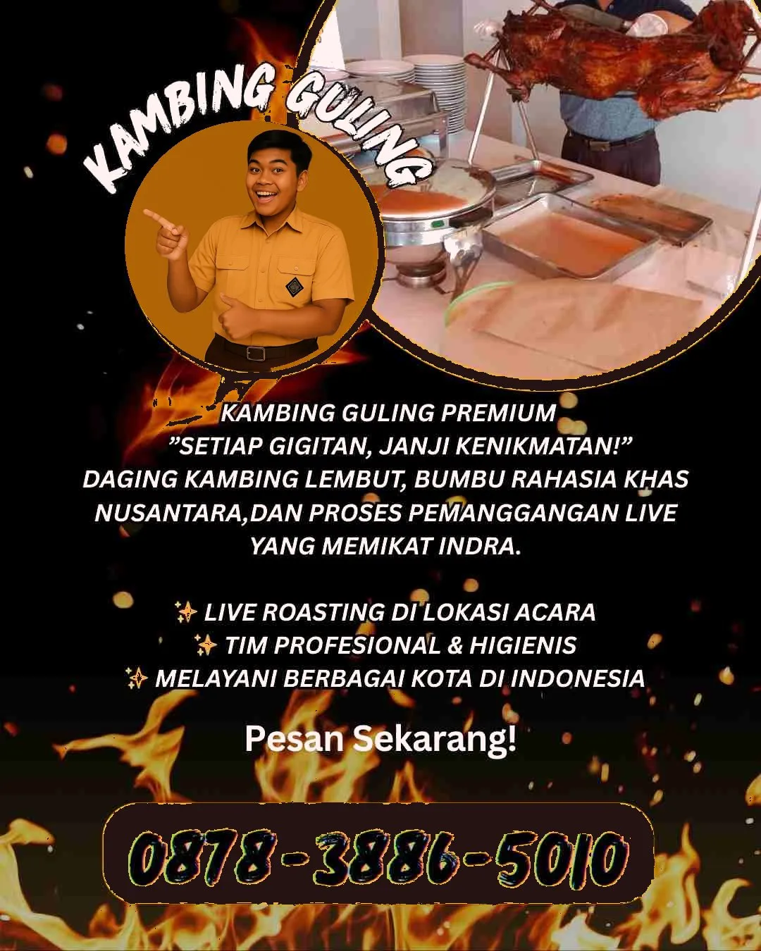 Kambing Guling Mojokerto Ngoro, WA 0878-3886-5010