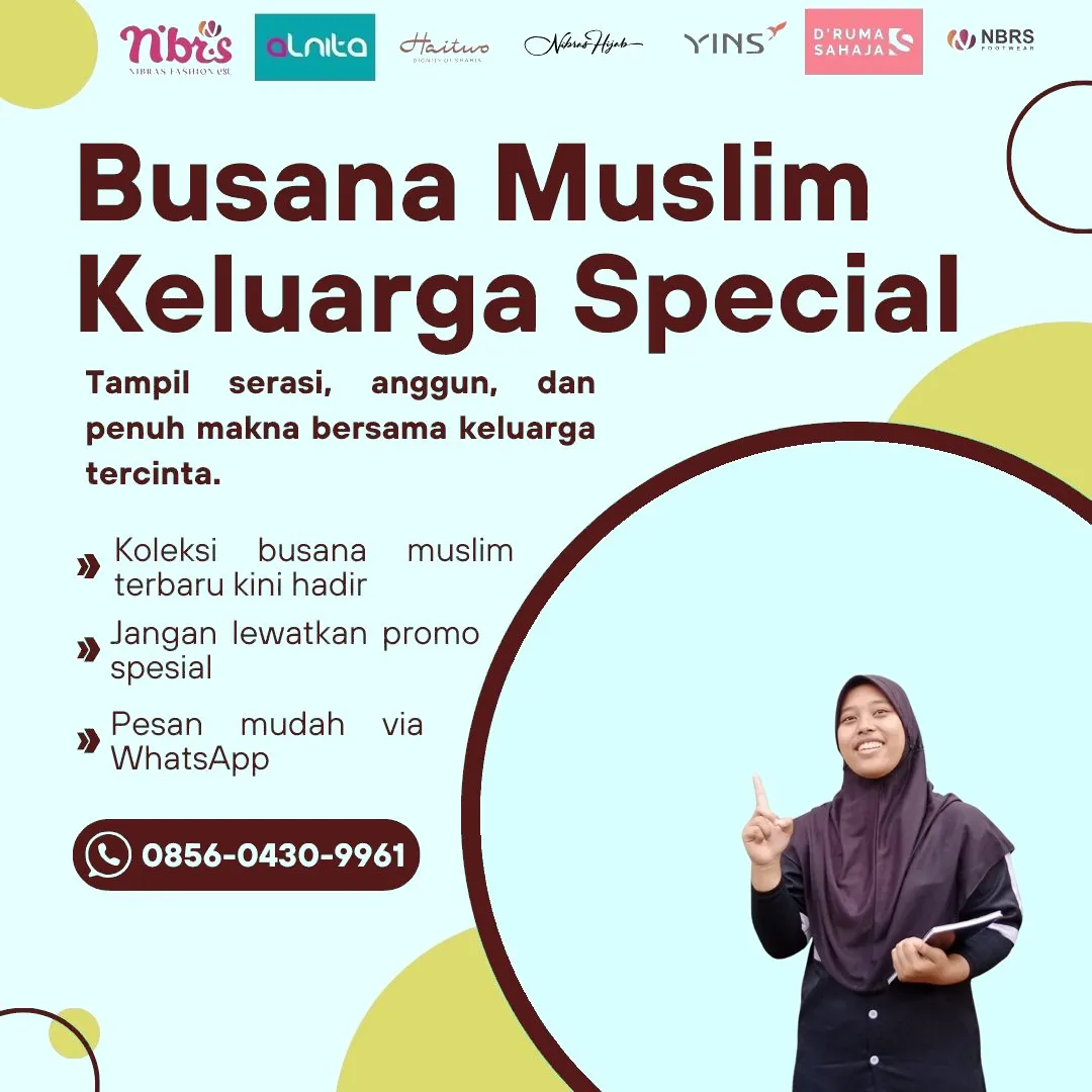 Toko Baju Nibras di Kebayoran Baru