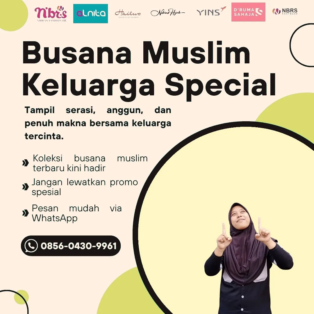 Toko Baju Nibras di Ciputat