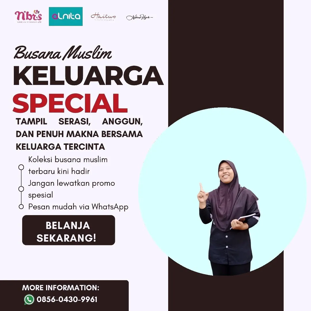 Toko Baju Nibras di Mojokerto