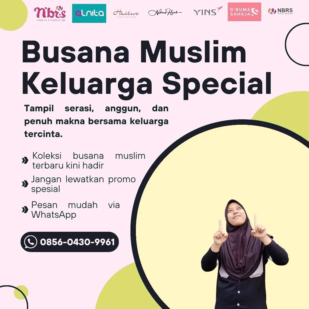 Toko Baju Nibras di Tanah Laut