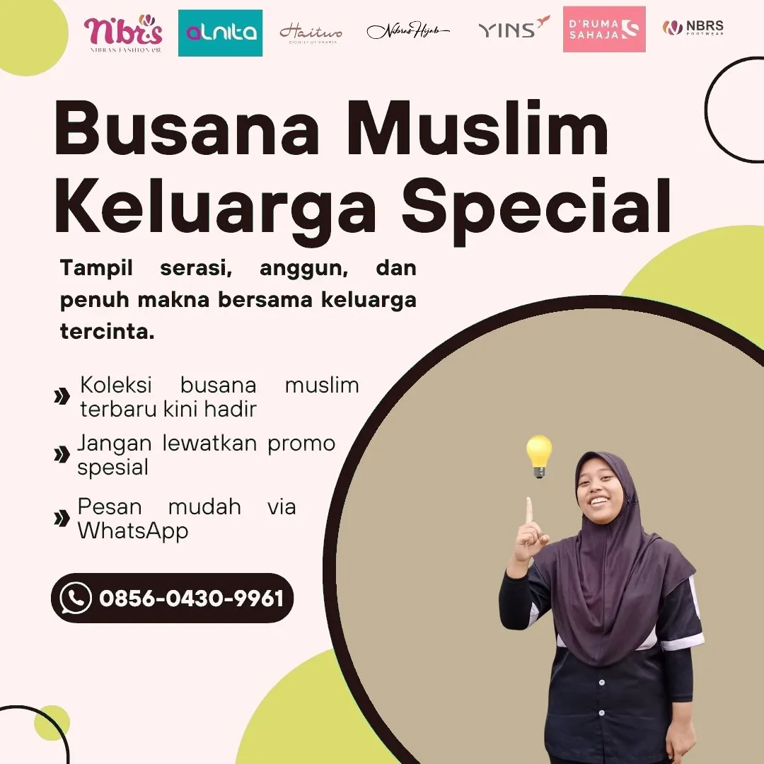 Toko Baju Nibras di Banjarmasin