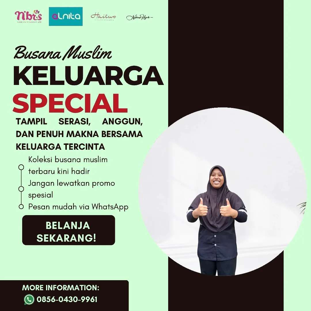 Toko Baju Nibras di Kutai Kartanegara