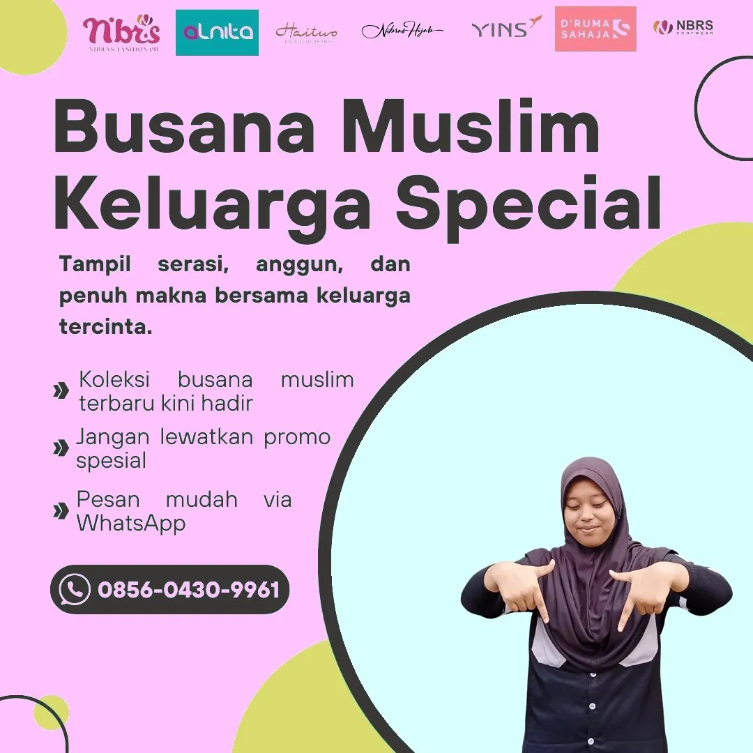 Toko Baju Nibras di Lampung Tengah