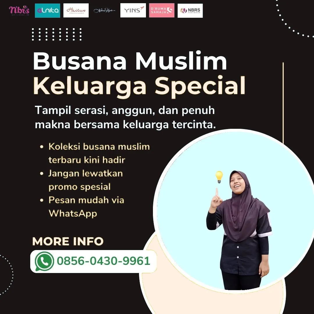 Toko Baju Nibras di Way Kanan