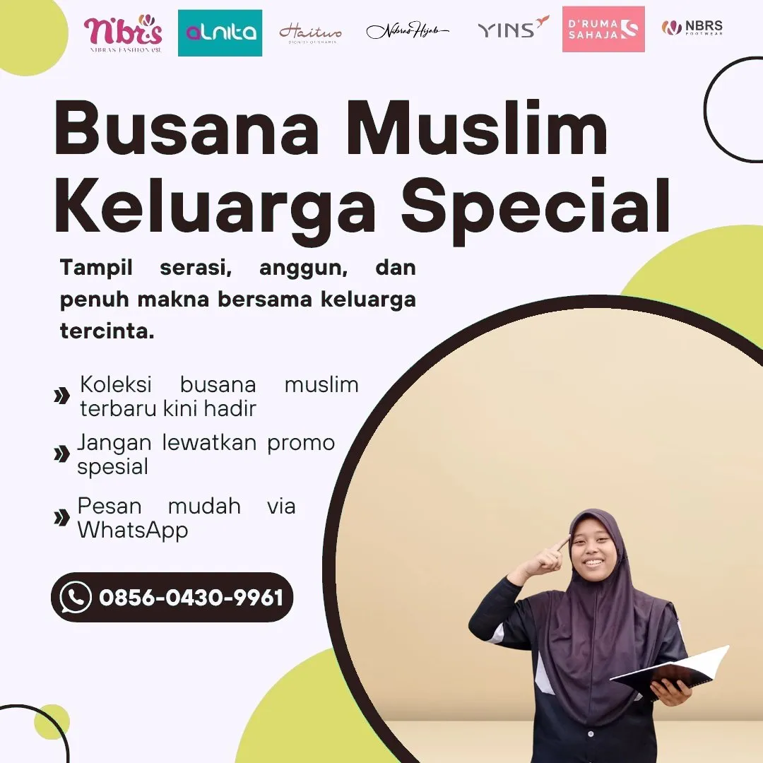 Toko Baju Nibras di Mamuju Tengah