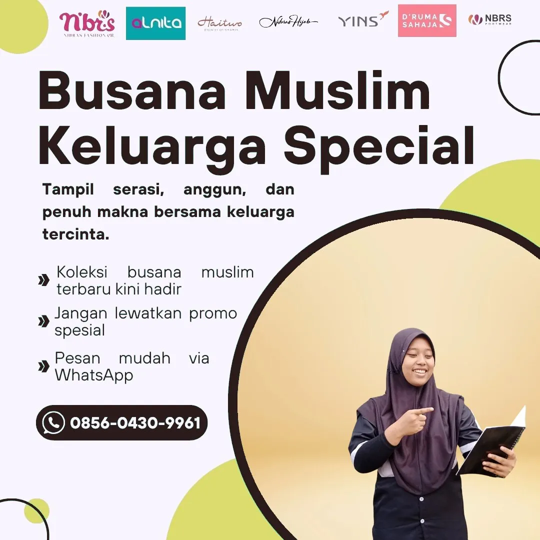 Toko Baju Nibras di Morowali Utara