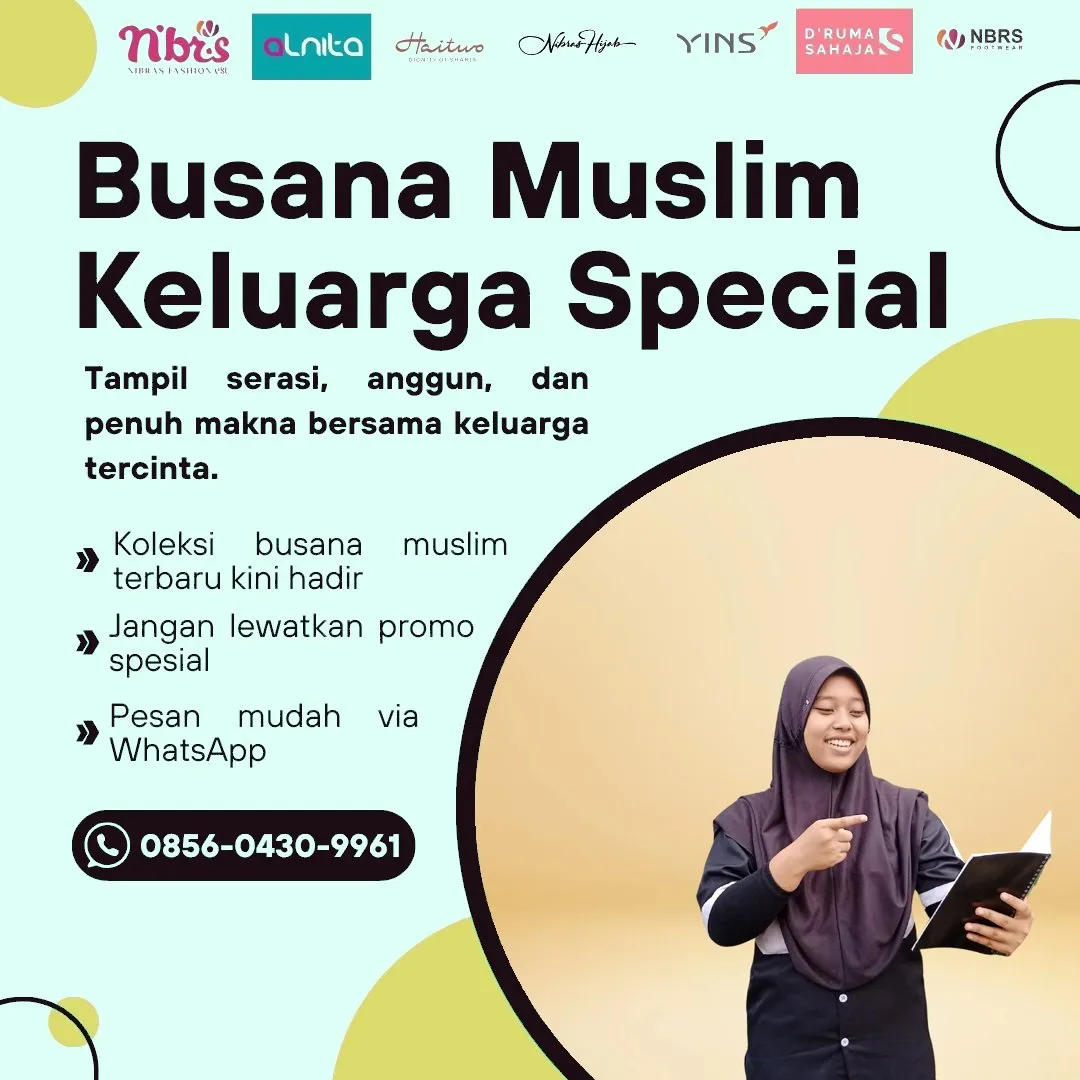 Toko Baju Nibras di Penukal Abab Lematang Ilir