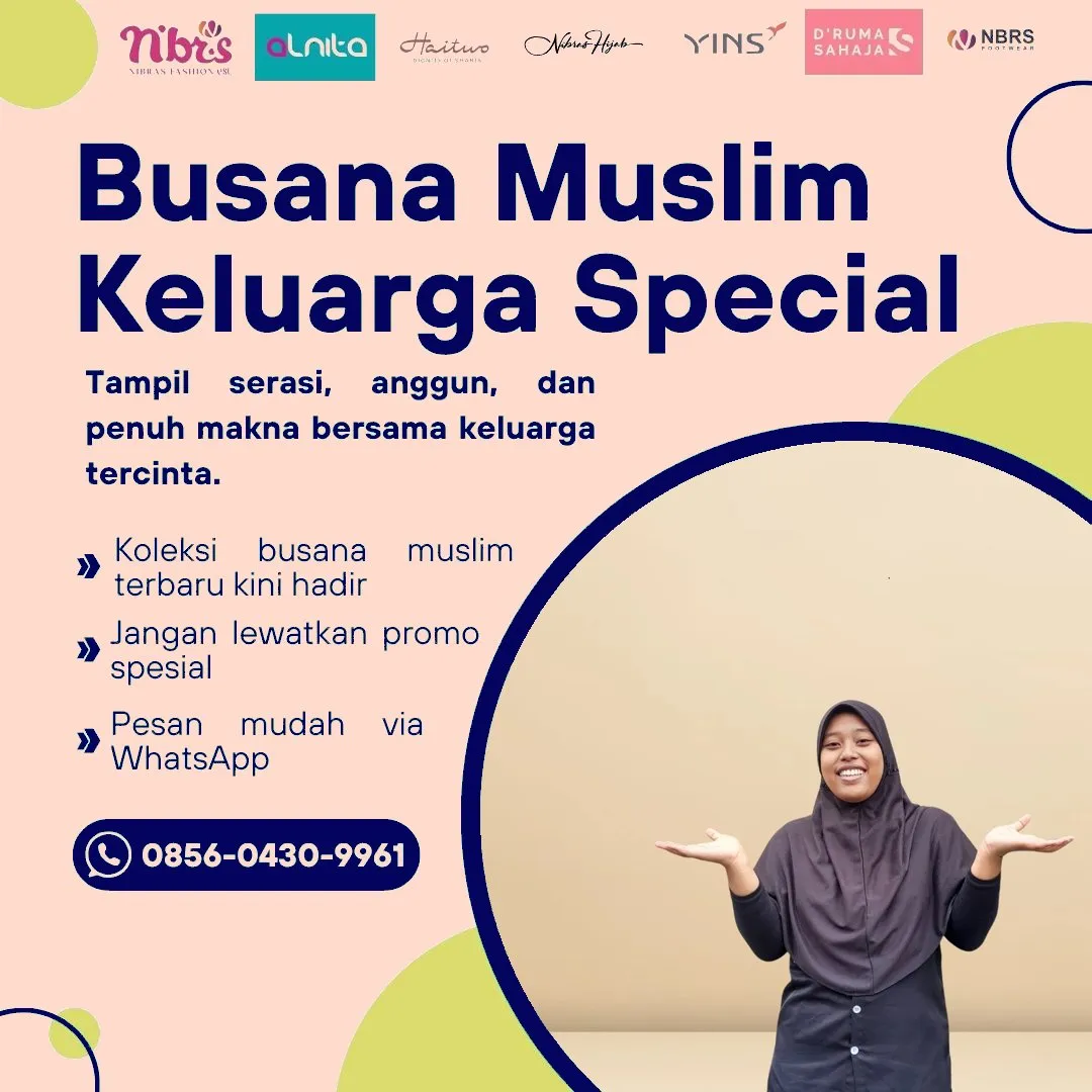 Toko Baju Nibras di Palembang