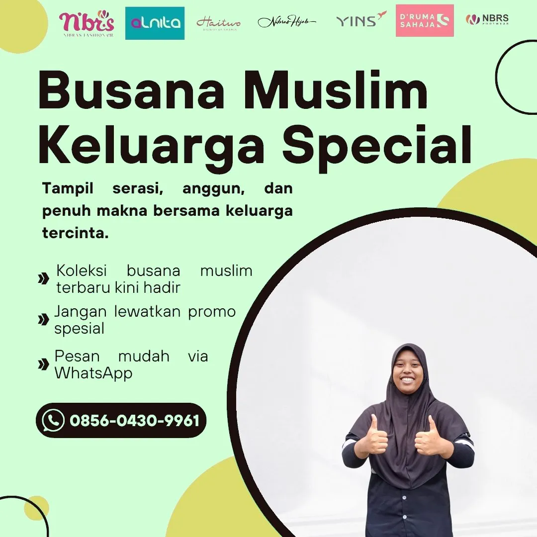 Toko Baju Nibras di Labuhanbatu Selatan