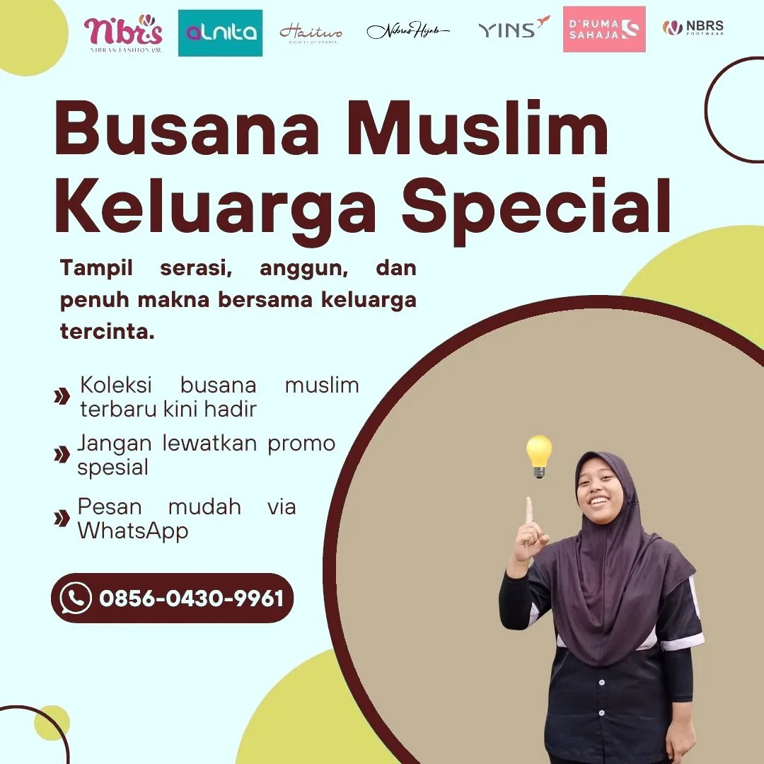 Toko Baju Nibras di Serdang Bedagai