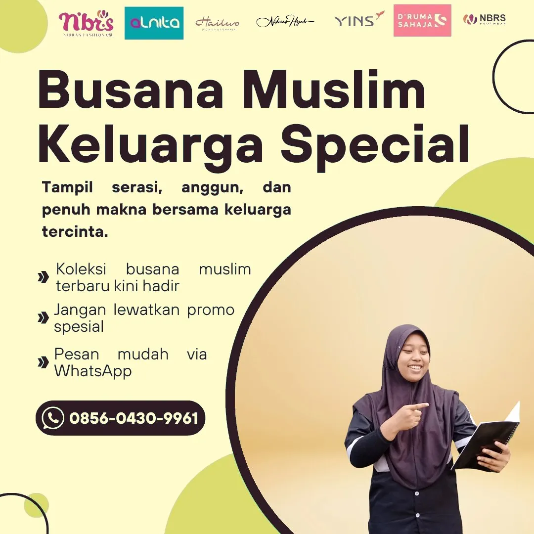 Toko Baju Nibras di Tanjung Balai