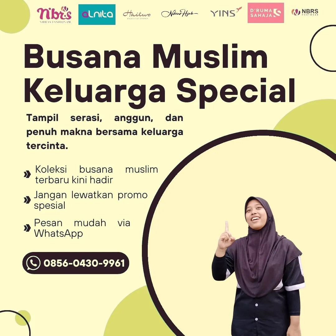 Toko Baju Nibras di Surakarta