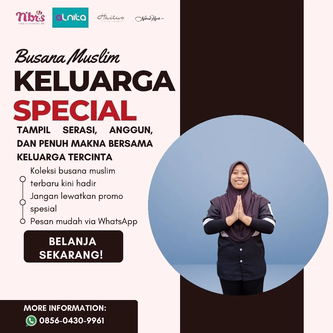 Toko Baju Nibras di Cikarang Pusat
