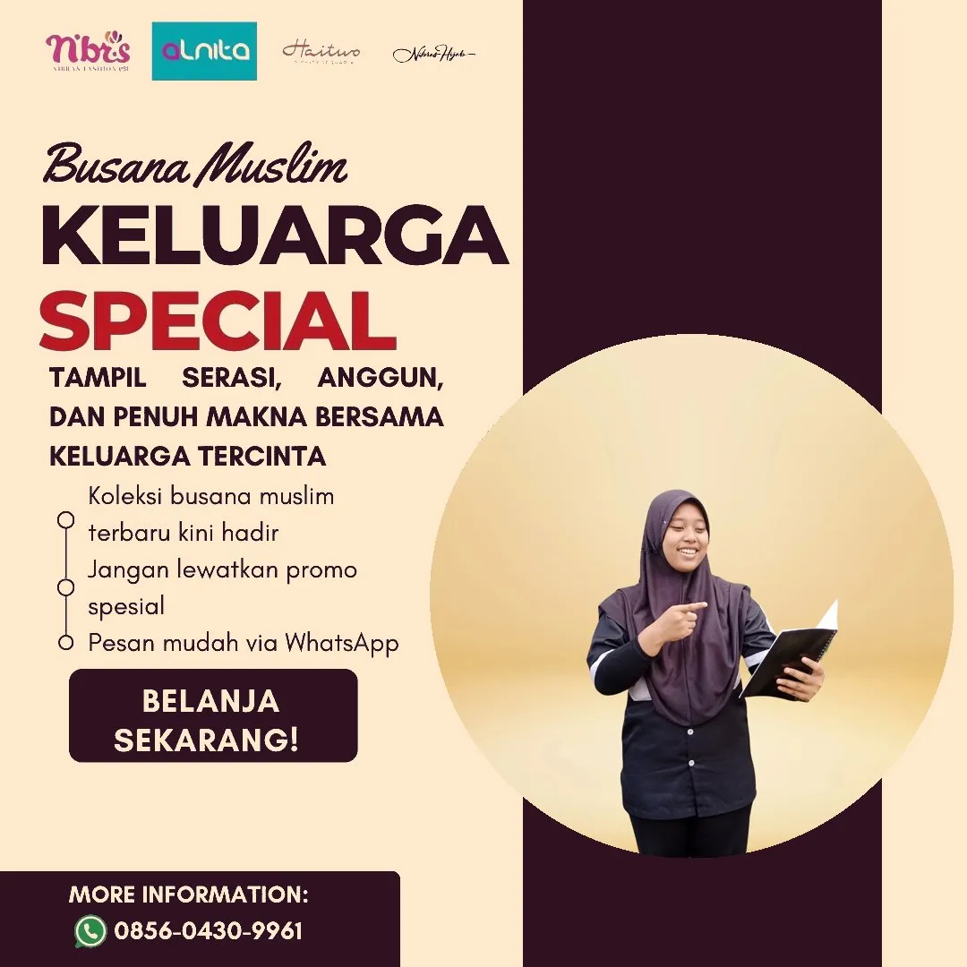 Toko Baju Nibras di Jakarta Pusat