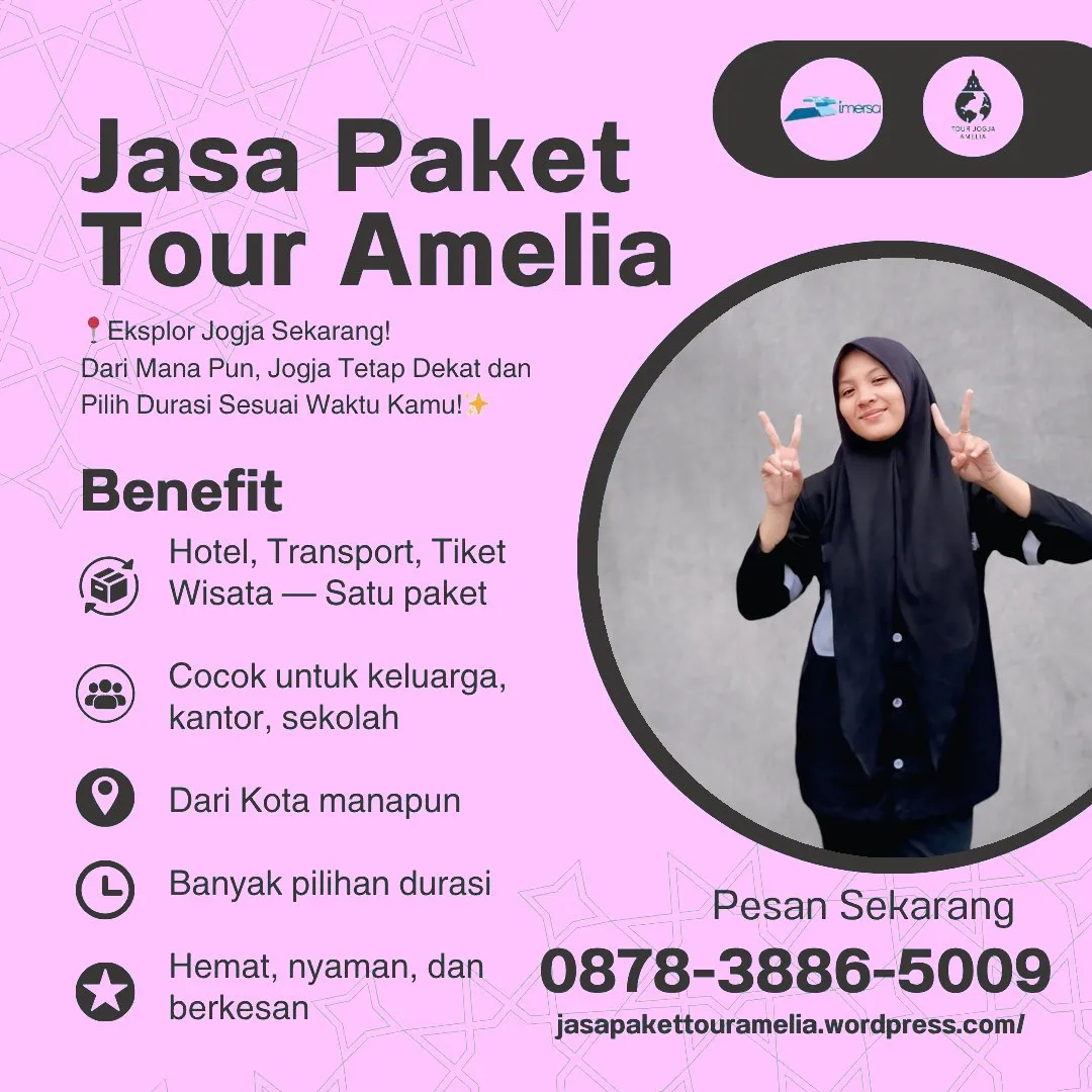0878-3886-5009 (WA) Paket Wisata Jogja 4 Hari 3 Malam Termasuk Tiket Pesawat, Paket Tour Jogja 4 Hari 3 Malam, Tour Jogja Sehari, Paket Tour Jogja 3 Hari 2 Malam Dari Palembang, Paket Tour Jogja 2 Hari 1 Malam Dari Pangkalpinang, Paket Tour Jogja 1 Hari Dari Magelang, Tour Jogja Terbaik, Paket Tour Jogja 6 Hari 5 Malam Dari Jambi, Paket Study Tour Jogja, Paket Tour Jogja 1 Hari Dari Lubuklinggau