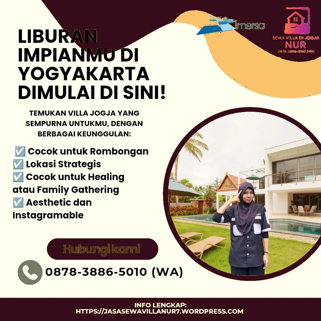 Villa di Jogja Untuk 5 Orang