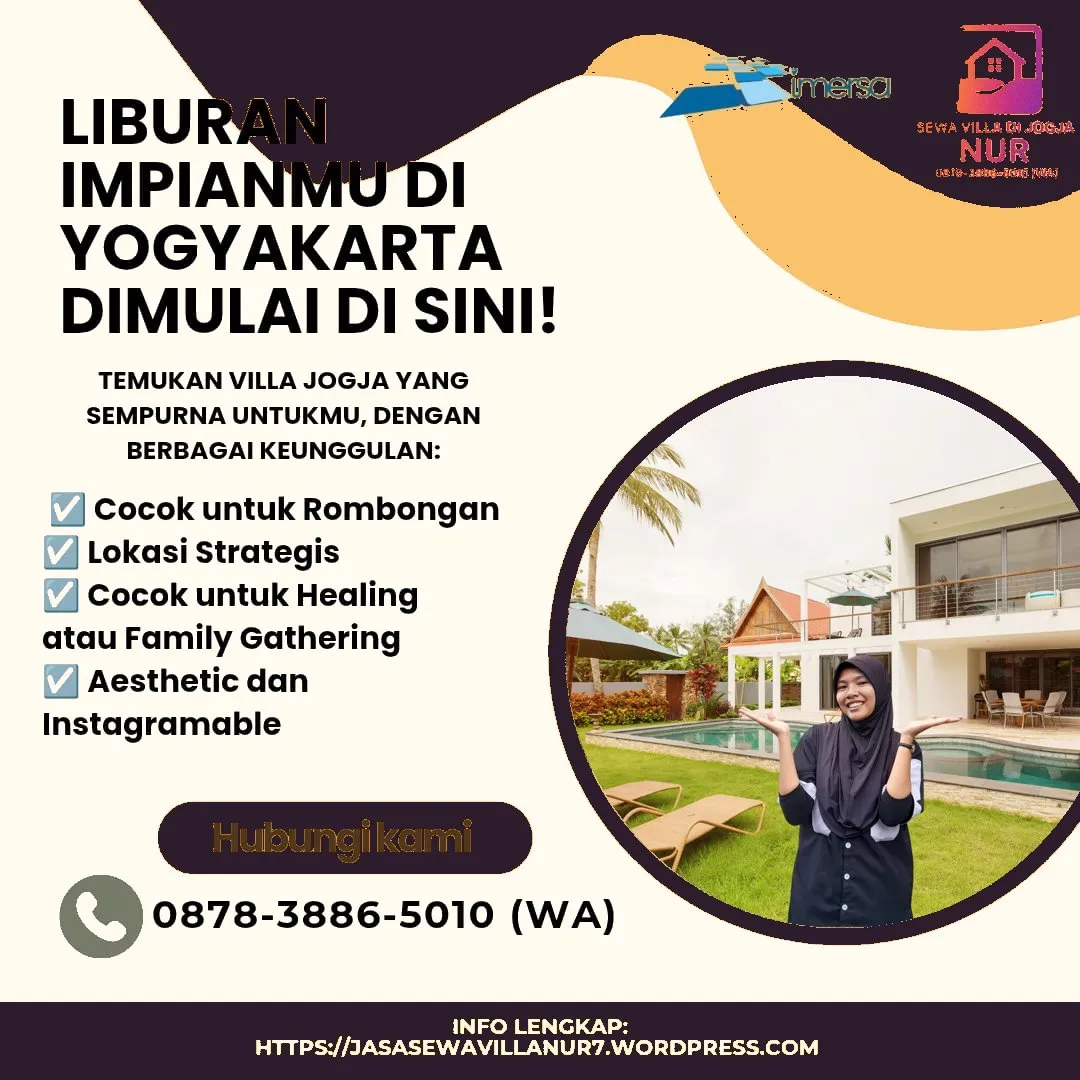 Villa 2 Kamar di Jogja