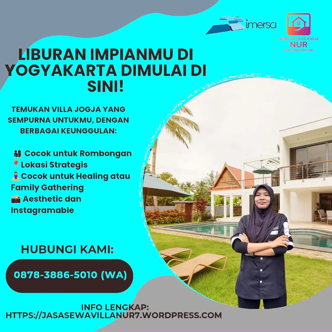 Villa Jogja Kapasitas 50 Orang