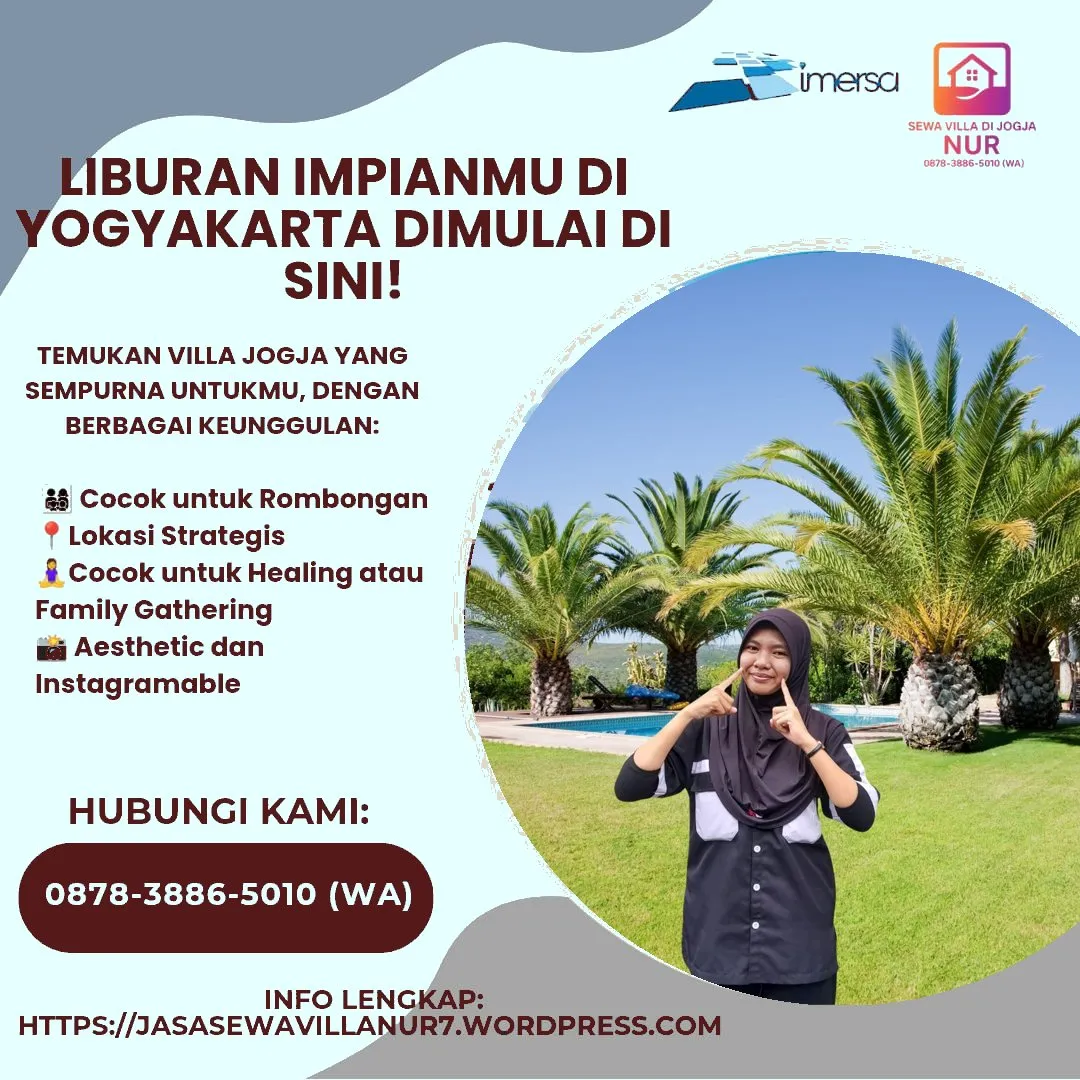 Villa di Jogja Untuk Rombongan