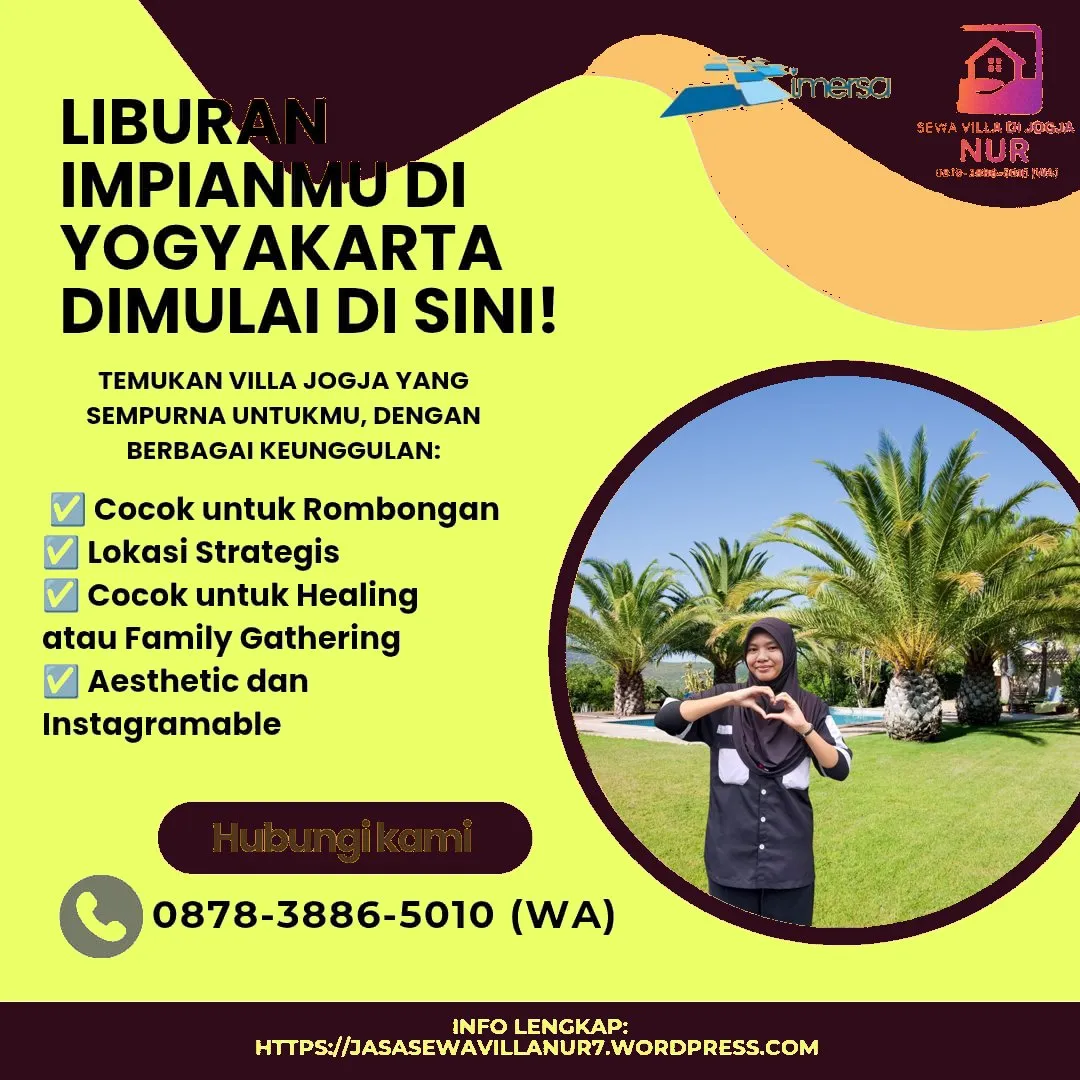 Villa 1 Rumah di Jogja