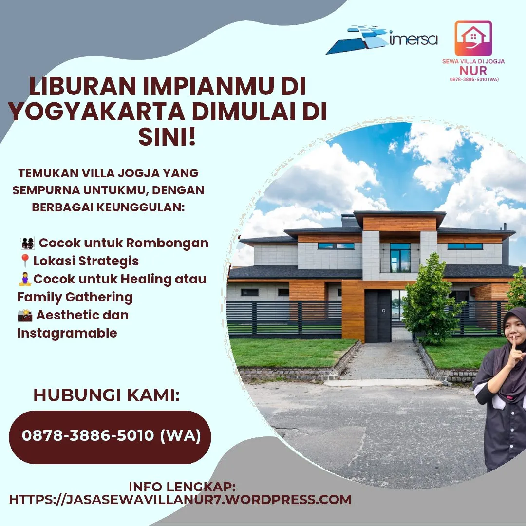 Villa di Jogja Untuk 60 Orang