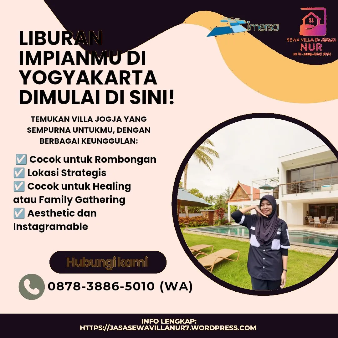 Villa di Jogja Untuk 50 Orang