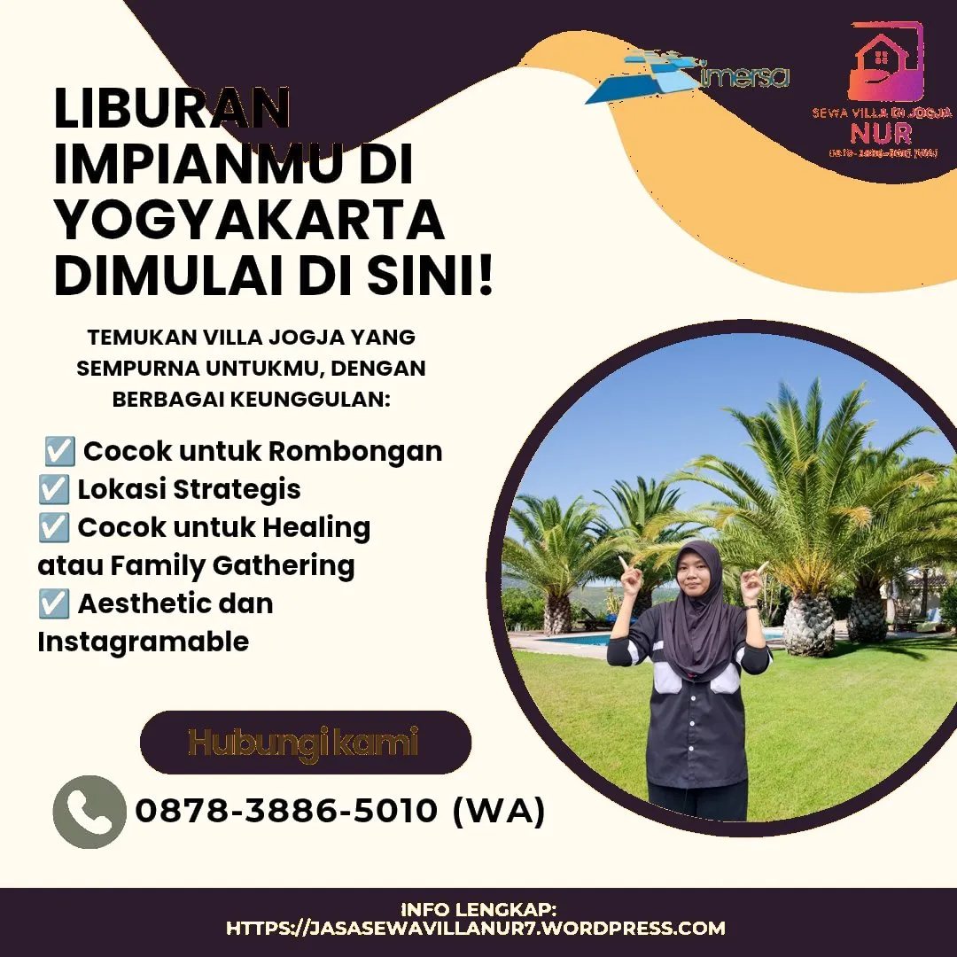 Villa di Jogja Untuk 2 Orang