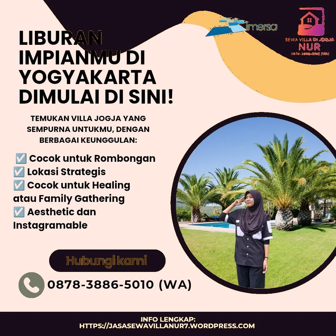 Villa di Jogja Untuk 70 Orang