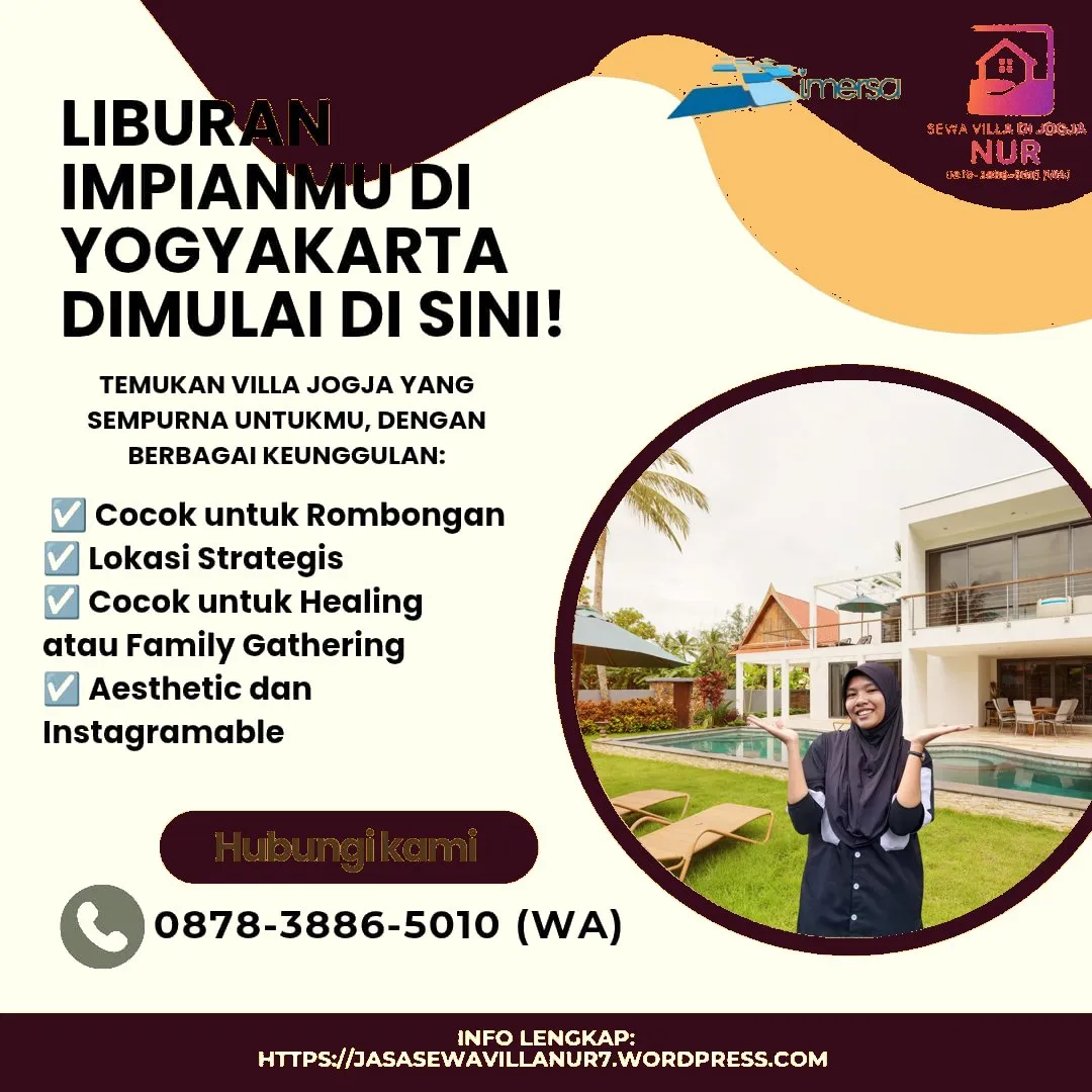 Villa Jogja Ada Kolam Renang