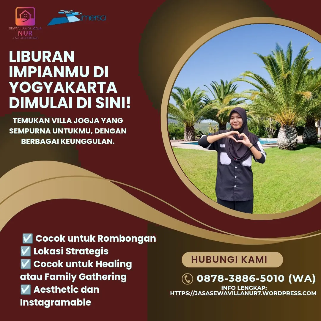 Rumah Villa Jogja Dijual