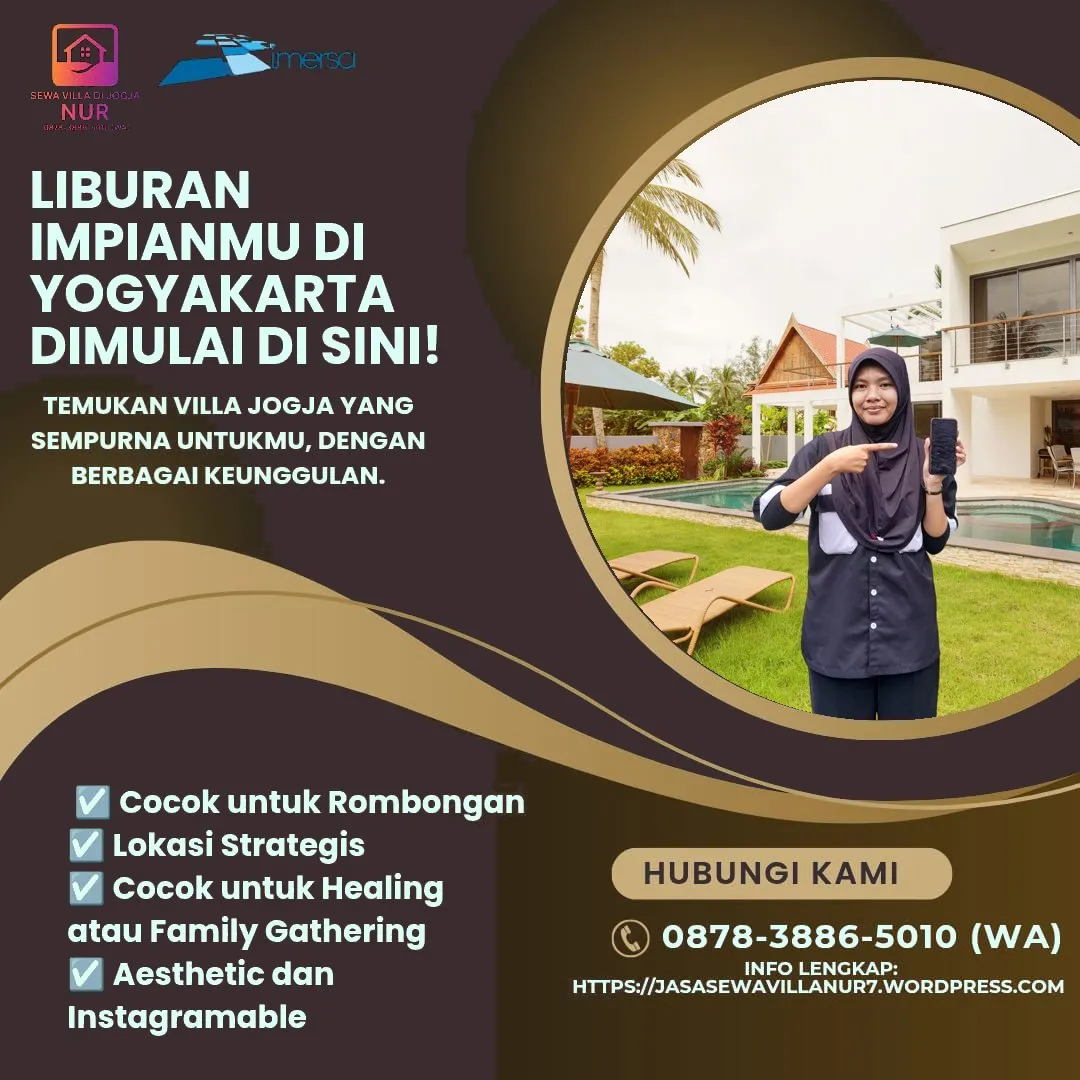 Villa di Jogja Untuk 10 Orang