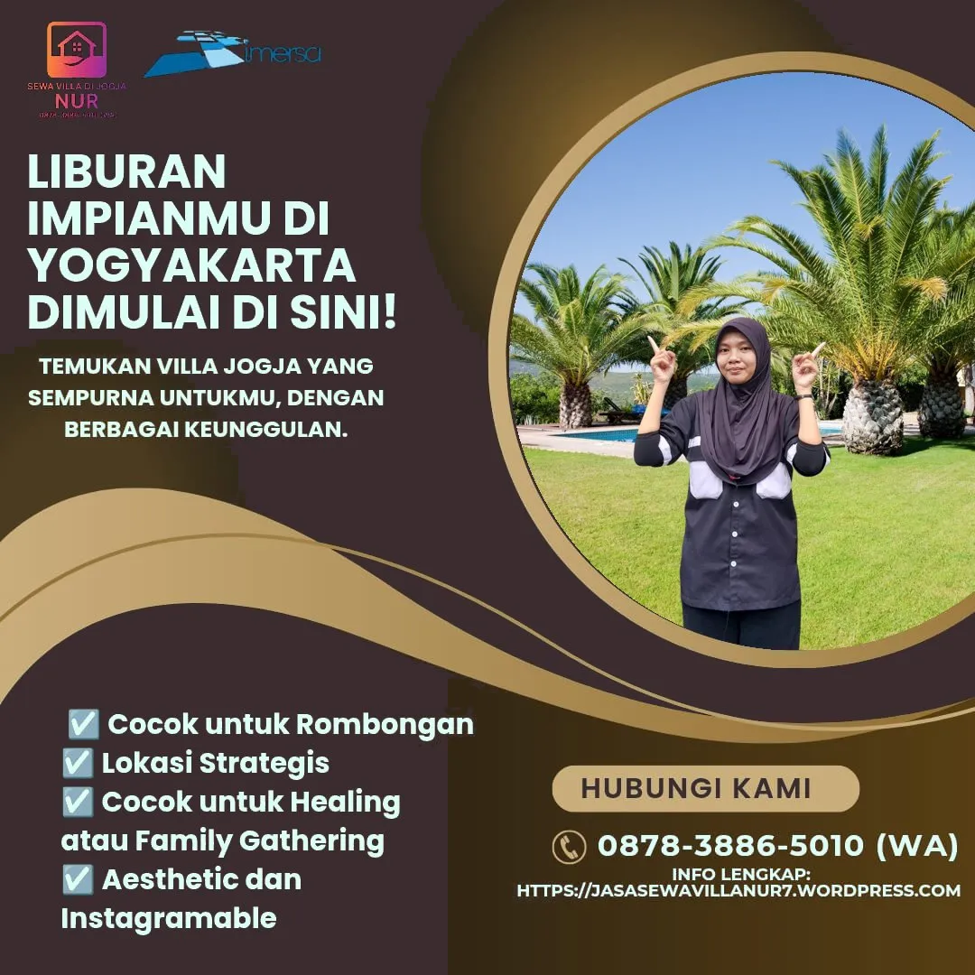 Villa di Jogja Untuk 30 Orang