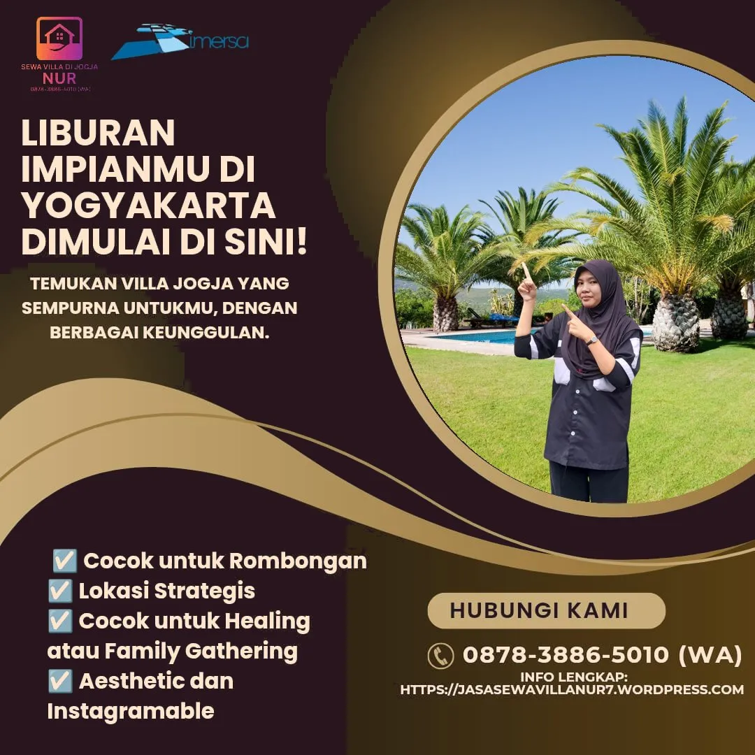 Villa Kapasitas 100 Orang di Jogja