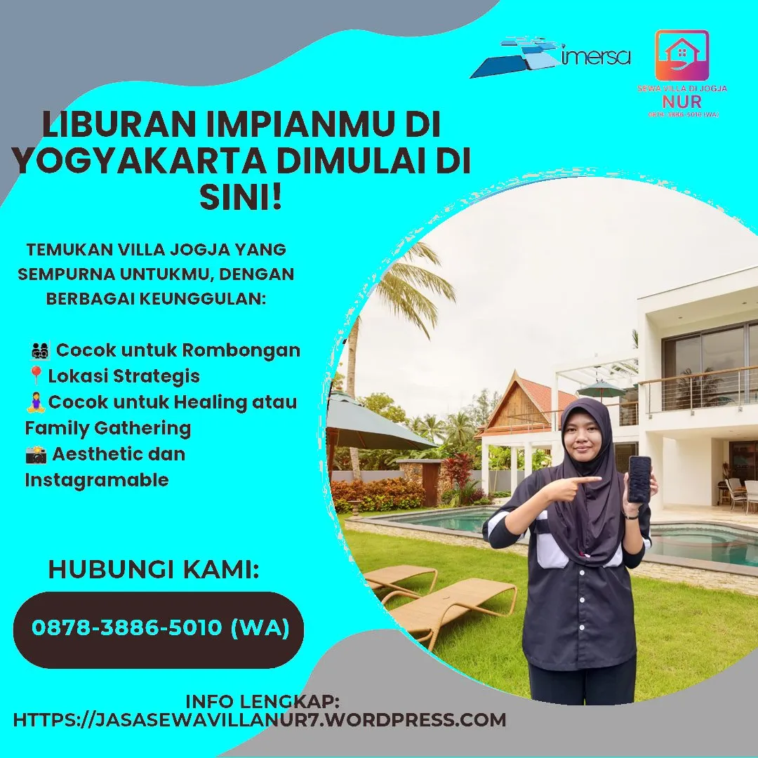 Villa Jogja Kapasitas 25 Orang
