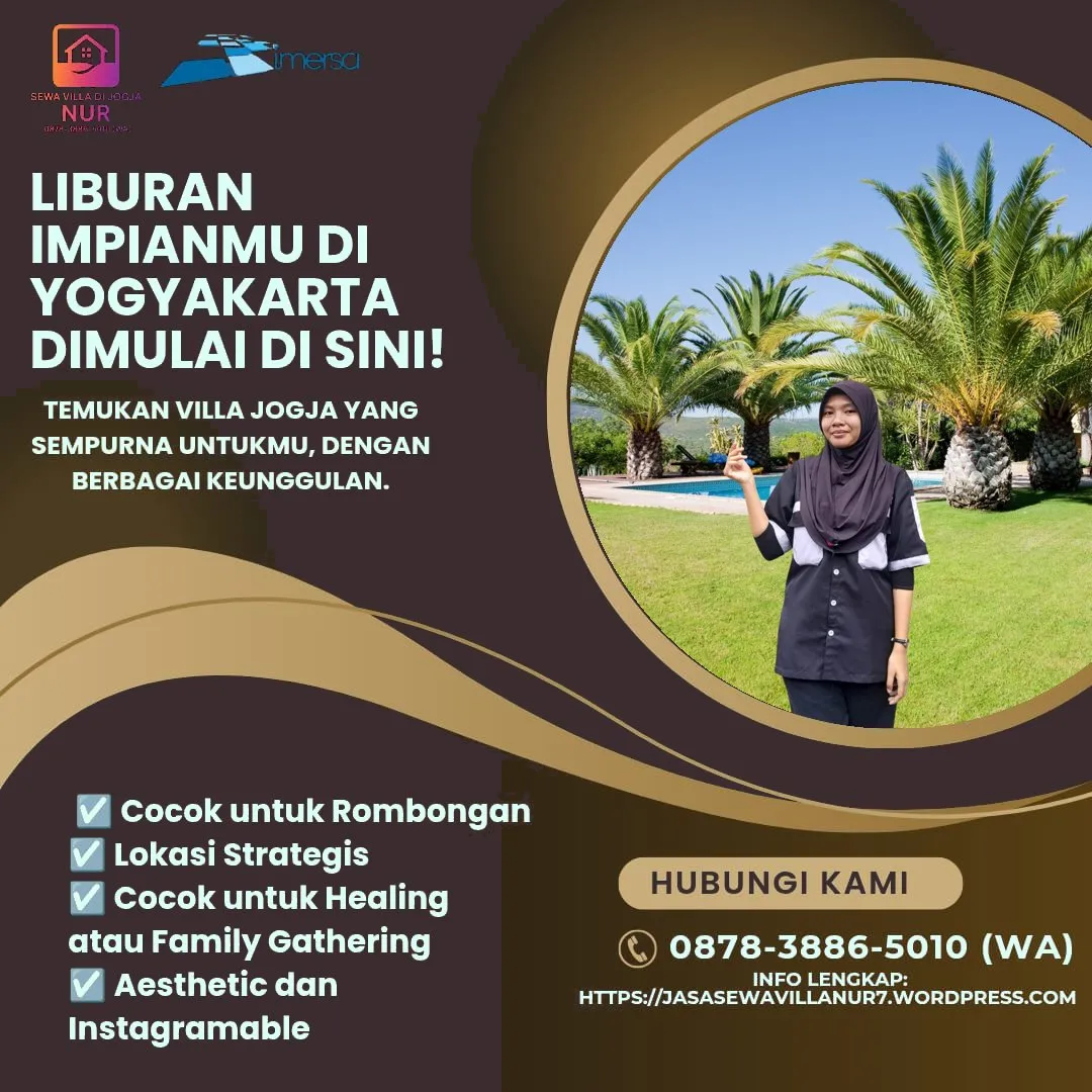 Villa Jogja Kapasitas 30 Orang