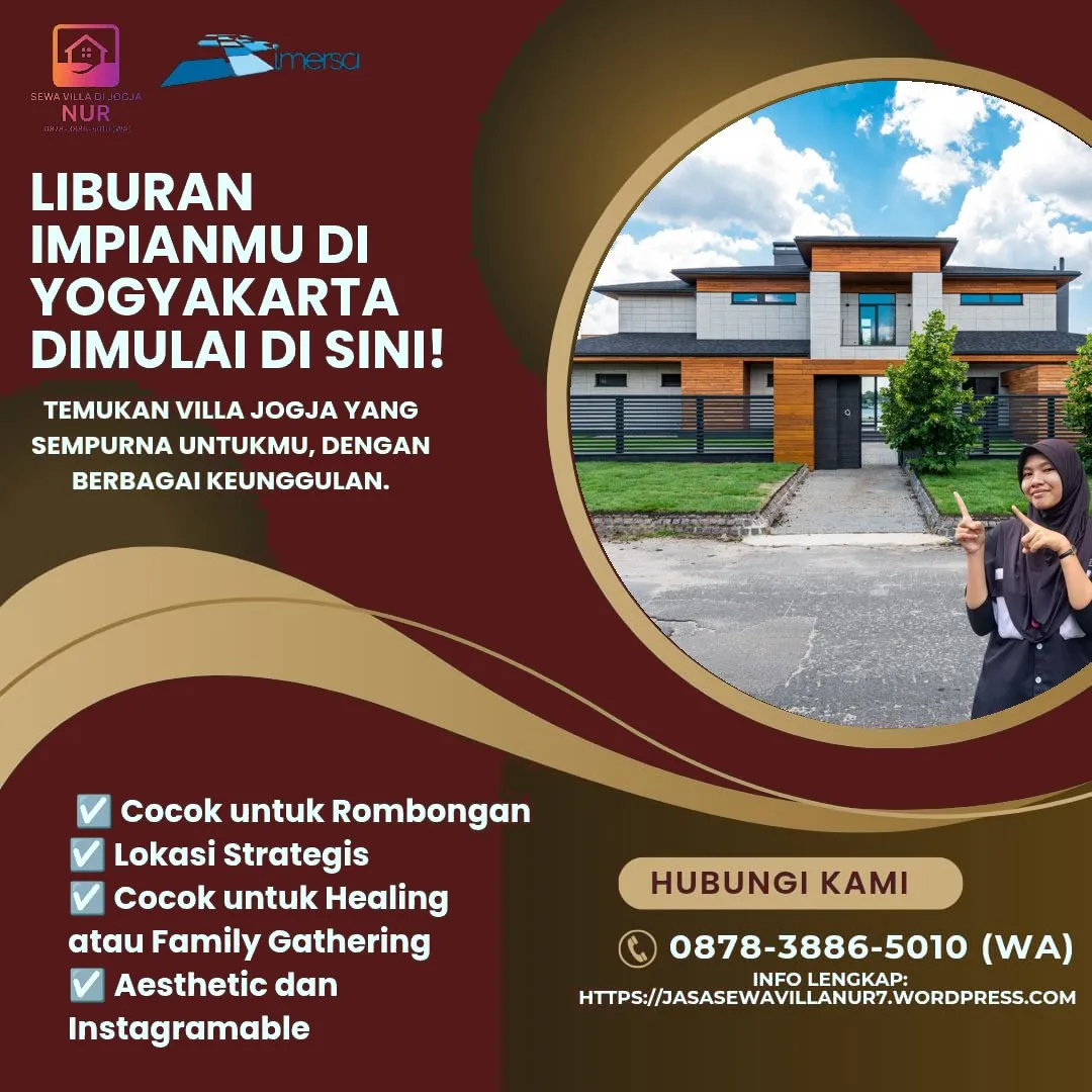 Villa 4 Kamar di Jogja