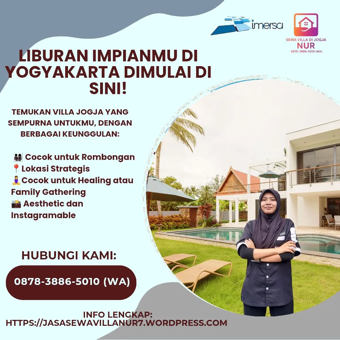 Villa Jogja Dengan Kolam Renang