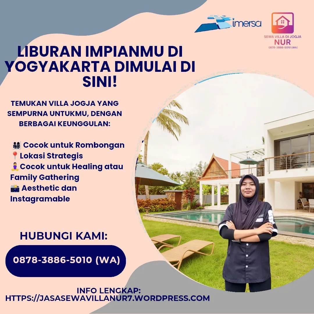 Villa Instagramable di Jogja