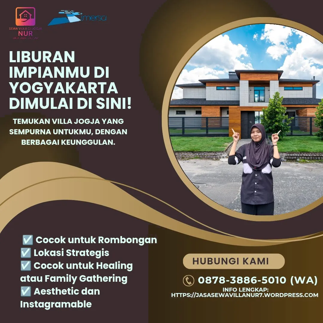 Villa di Jogja yang Ada Private Pool