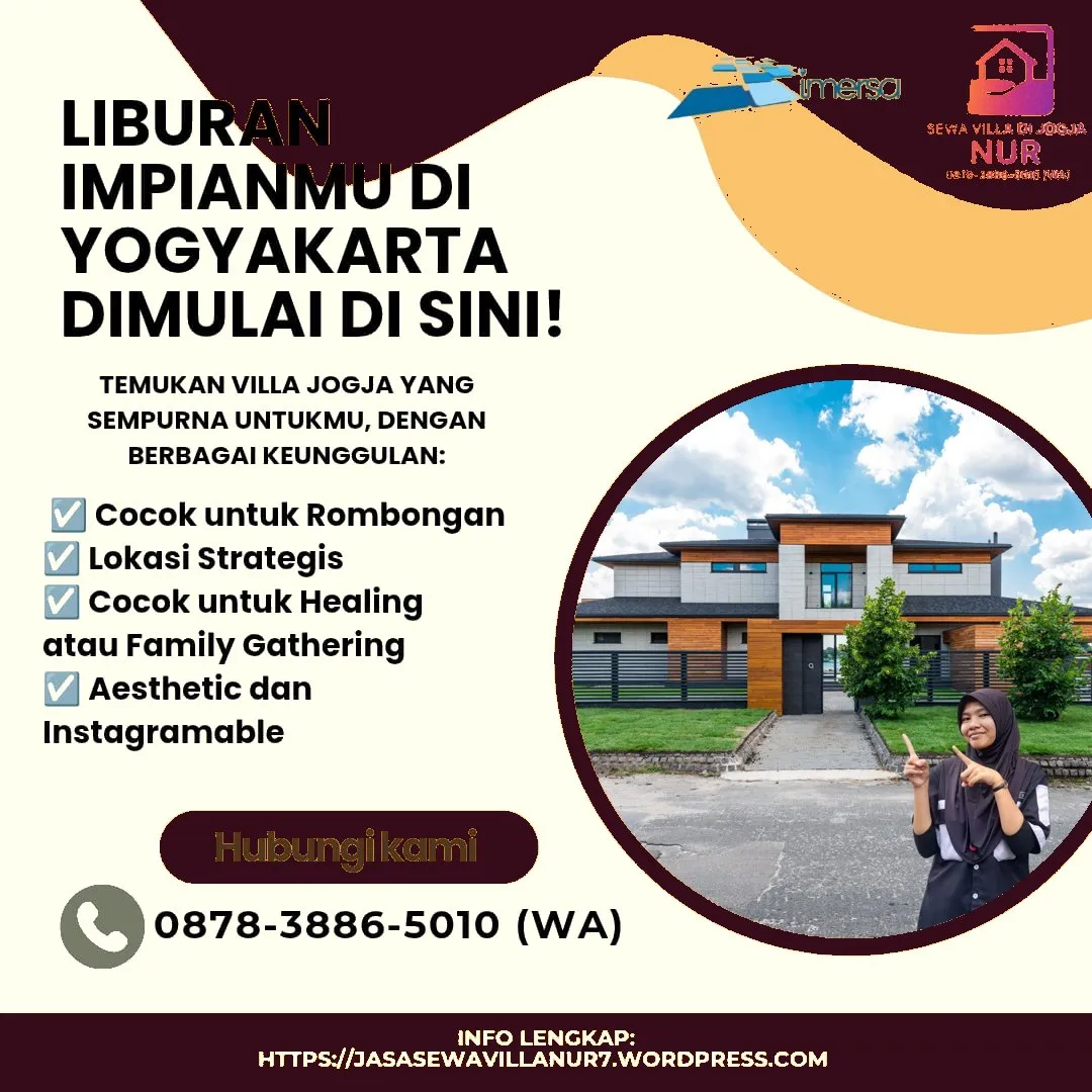 Villa di Jogja Untuk 40 Orang
