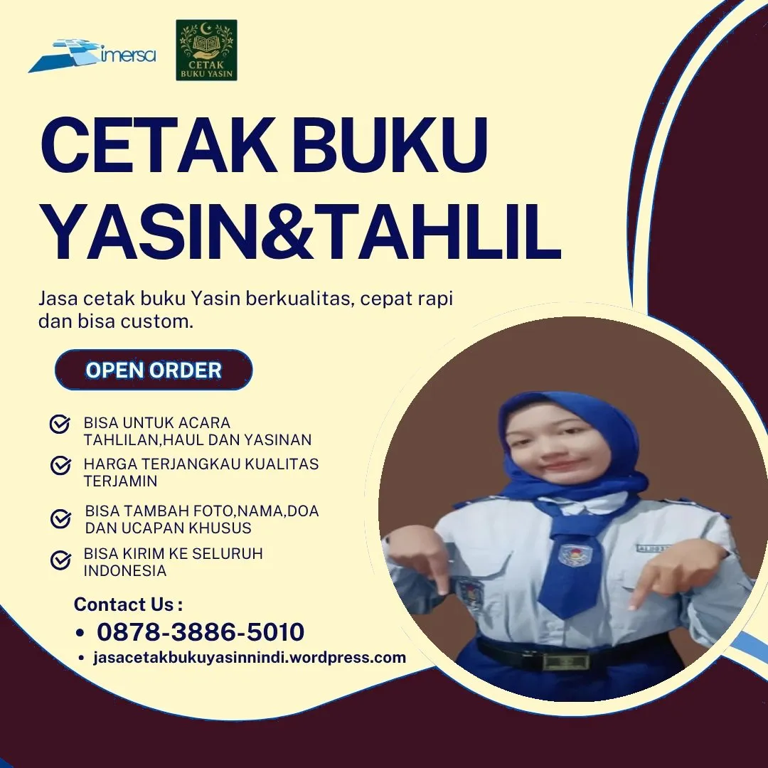 0878-3886-5010 (WA) Percetakan Buku Yasin Murah Cikarang, Percetakan Yasin Jakarta Timur, Cetak Buku Yasin Salatiga, Buku Yasin Polos, Percetakan Buku Yasin Murah Ngawi, Cetak Buku Yasin Harga, Percetakan Buku Yasin Area Purwokerto, Cetak Buku Yasin Pagarsih Bandung, Yasin Kecil, Harga Buku Yasin Paling Murah