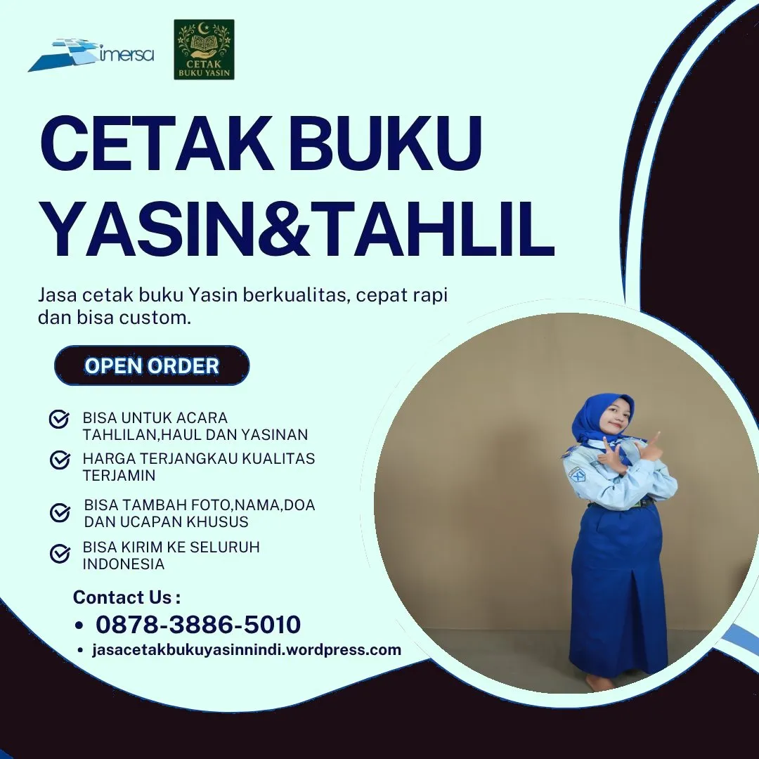 0878-3886-5010 (WA) Buku Yasin Murah Malang, Percetakan Buku Yasin di Cibinong, Percetakan Yasin Murah Garut, Harga Buku Yasin Pakai Foto, Cetak Yasin Hard Cover Kain, Percetakan Yasin Murah Sidoarjo, Cetak Buku Yasin Garut, Yasin Murah Shah Alam, Jual Buku Yasin Semarang, Harga Cetak Buku Yasin Lengkap