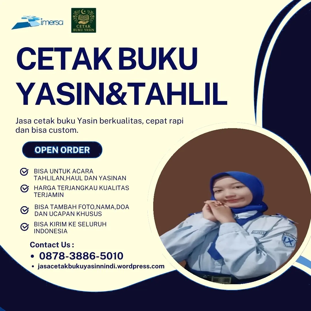 0878-3886-5010 (WA) Harga Buku Yasin 40 Hari, Harga Cetak Buku Yasin di Bogor, Bikin Buku Yasin Sendiri, Cetak Buku Yasin Pekanbaru, Buku Yasin Solo, Percetakan Buku Yasin Tebet, Order Buku Yasin, Percetakan Buku Yasin Undangan Kota Bogor Jawa Barat, Cetak Buku Yasin Sukabumi, Percetakan Yasin Murah di Bogor
