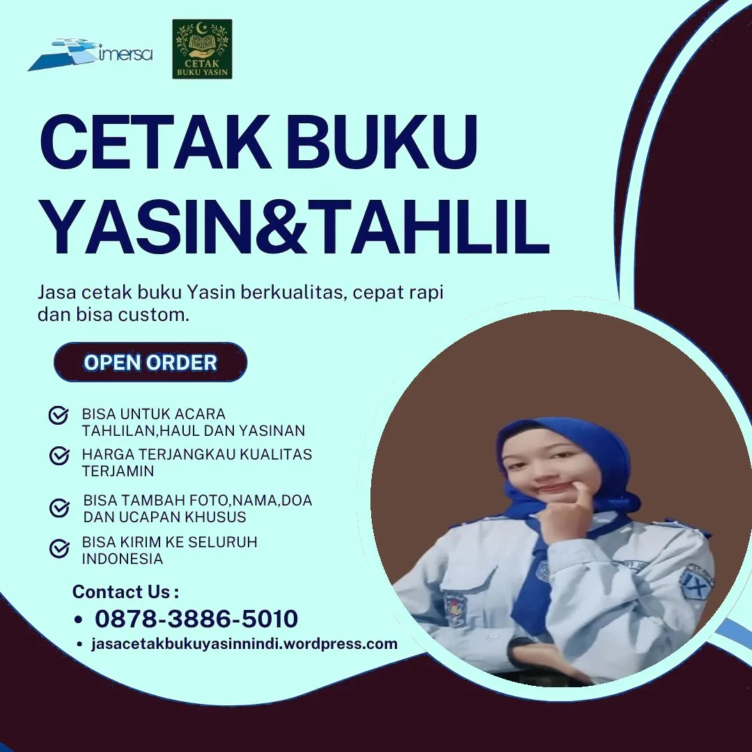 0878-3886-5010 (WA) Pesan Yasin Surabaya, Buku Yasin Biasa, Percetakan Buku Yasin di Rawamangun, Jual Buku Yasin Mojokerto, Cetak Yasin di Bandung, Cetak Undangan dan Buku Yasin, Buku Yasin dan Tahlil, Jual Buku Yasin Malang, Cetak Buku Yasin Daerah Ngawi, Percetakan Buku Yasin di Jakarta Selatan