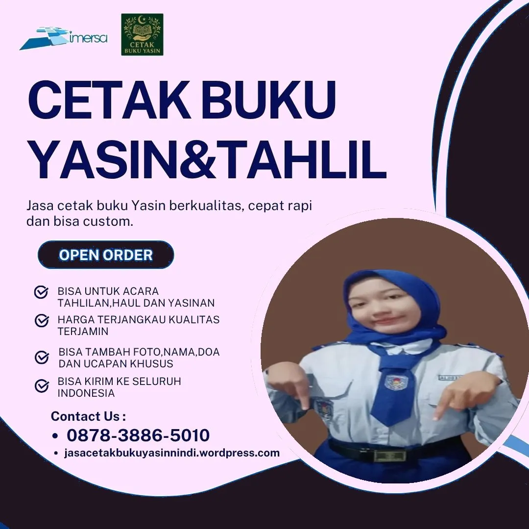 0878-3886-5010 (WA) Cetak Yasin Murah Solo, Cetak Yasin Murah Pemalang, Percetakan Buku Yasin di Jakarta Selatan, Yasin Murah di Bandung, Bikin Buku Yasin Palembang, Cetak Yasin Hard Cover Kain, Yasin Murah Surabaya, Cetak Buku Yasin di Surabaya, Harga Buku Yasin Lengkap Terbaru, Bikin Buku Yasin Murah Cirebon