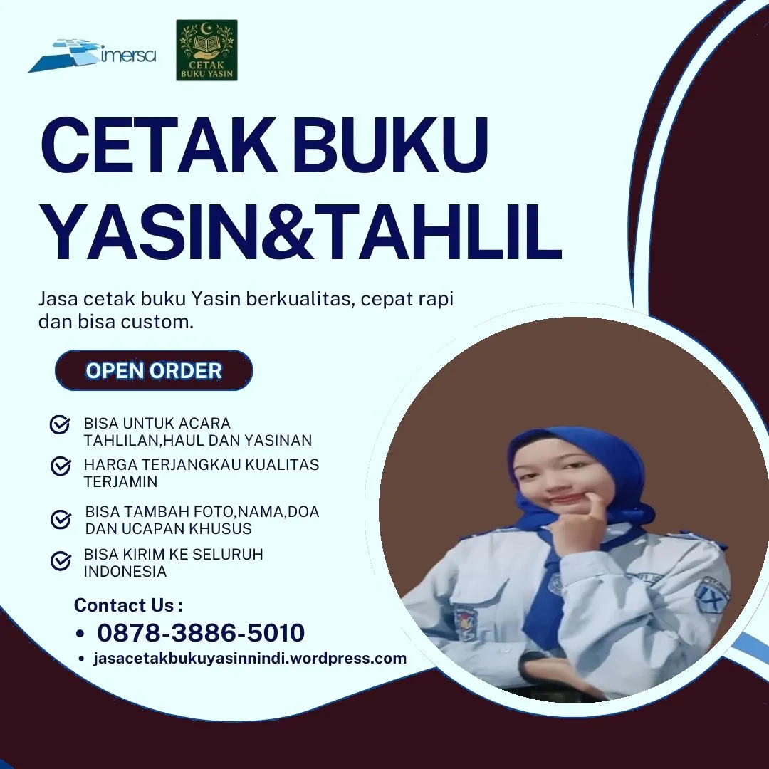 0878-3886-5010 (WA) Percetakan Buku Yasin Area Purwokerto, Cetak Buku Yasin Tangerang, Percetakan Buku Yasin Mojokerto, Percetakan Buku Yasin Undangan Kota Bogor Jawa Barat, Cetak Buku Yasin Sukabumi, Buku Yasin Terdekat, Jual Buku Yasin Murah Jakarta, Harga Buku Yasin Lengkap Terbaru, Percetakan Buku Yasin di Blitar, Percetakan Yasin Jakarta Timur