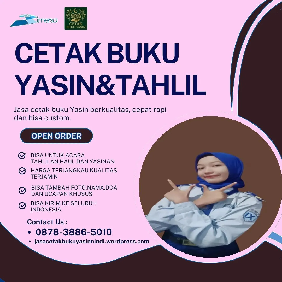 0878-3886-5010 (WA) Buku Yasin Saku, Cetak Yasin Cirebon, Cetak Buku Yasin Murah Tangerang, Buku Yasin dan Tahlil, Cetak Yasin Murah di Depok, Buku Yasin Hard Cover, Pesan Buku Yasin di Semarang, Pesan Buku Yasin dan Tahlil, Cetak Buku Yasin Cikarang, Pesan Buku Yasin Cirebon